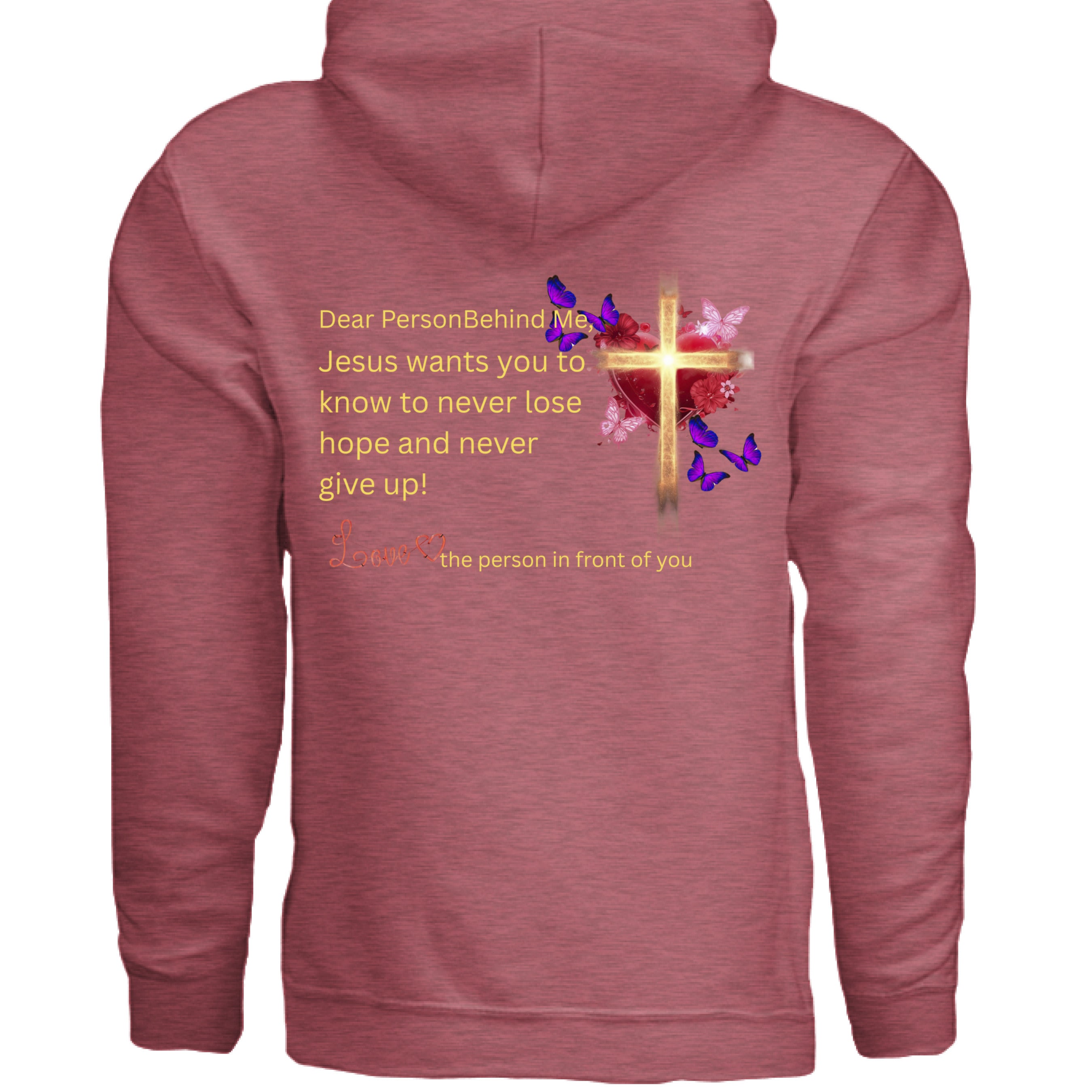 Heather Sport Scarlet Red - BACK